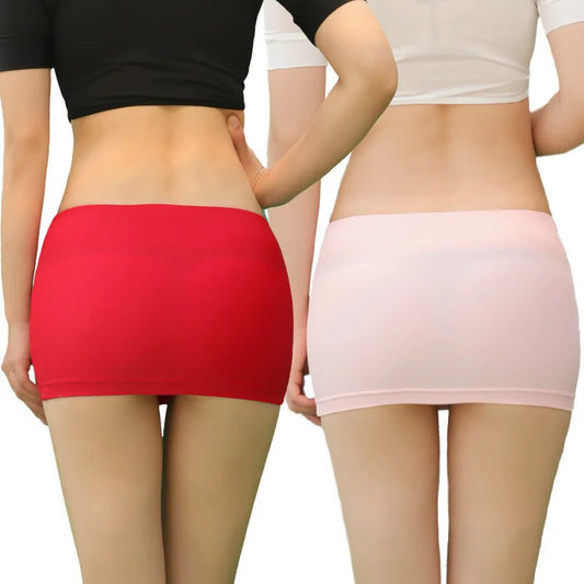 New Micro Mini Skirts 2022 Summer Sexy Girls Skirts Fashion Slim Party Skirt Tight Mini Skirts Office Solid Hip Short Skirt